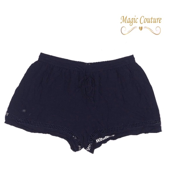Rebecca Taylor Navy Ladder Stitch Shorts💙💙💙 - Picture 1 of 9